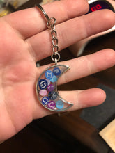 Load image into Gallery viewer, Little Zodiac Moon Keychain
