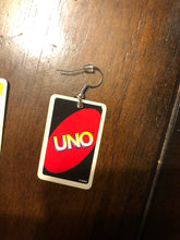 Load image into Gallery viewer, Uno Card Earrings
