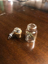 Load image into Gallery viewer, Dangly Jar Earrings w/ Little Keys
