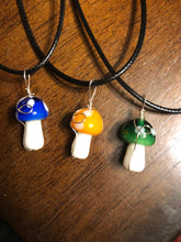 Load image into Gallery viewer, Colorful Glass Mushroom Necklaces
