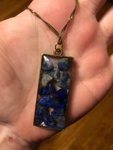 Load image into Gallery viewer, Lapis Lazuli Crystal Chip Necklace
