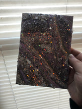 Load image into Gallery viewer, Aura Quartz Crystal Geode Canvas Artwork
