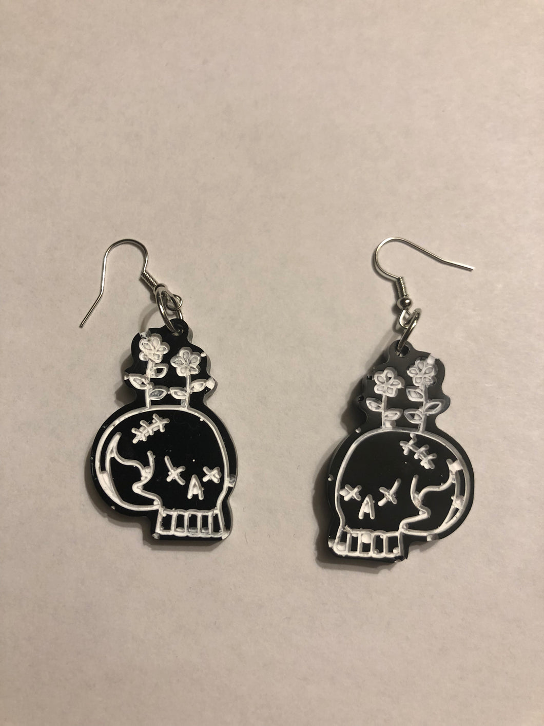 Dangly Skull Earrings