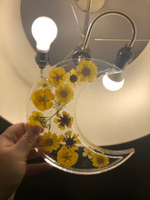 Load image into Gallery viewer, Yellow Flower Moon Shaped Tray
