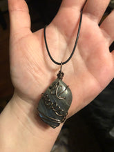 Load image into Gallery viewer, Labradorite Wire Wrapped Necklace
