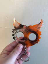 Load image into Gallery viewer, Black &amp; Orange Self-Defense Keychain Collection
