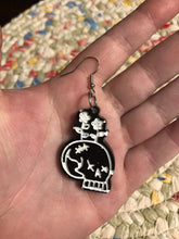 Load image into Gallery viewer, Dangly Skull Earrings
