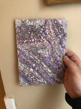 Load image into Gallery viewer, Aura Quartz Crystal Geode Canvas Artwork
