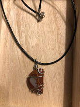 Load image into Gallery viewer, Little Mookaite Jasper Wire Wrapped Necklace
