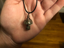 Load image into Gallery viewer, Dragon Bloodstone Crystal Mushroom Necklace
