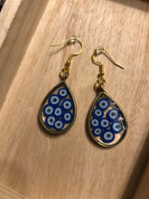 Load image into Gallery viewer, Dangly Evil Eye Earrings
