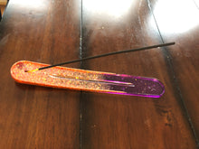 Load image into Gallery viewer, Purple &amp; Orange Incense Holder
