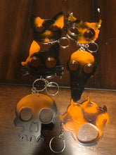 Load image into Gallery viewer, Black &amp; Orange Self-Defense Keychain Collection
