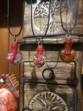 Load image into Gallery viewer, 1 LEFT! Little Protection Spell Jar Necklace
