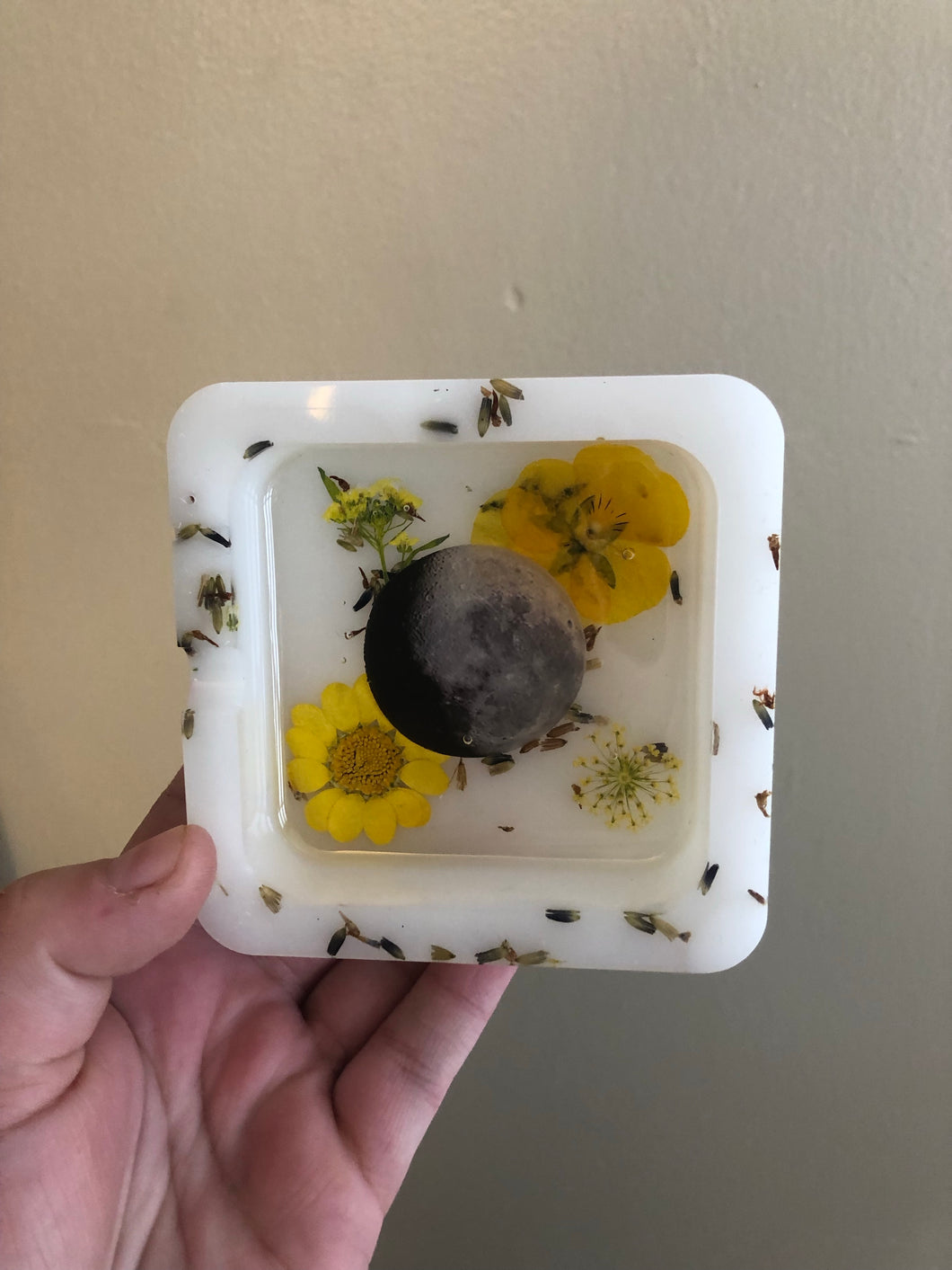 Floral Full Moon Ashtray