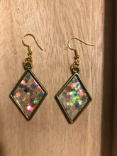 Load image into Gallery viewer, Holographic Glitter Dangle Earrings
