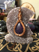 Load image into Gallery viewer, Medium Amethyst Wire Wrapped Necklace
