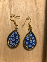 Load image into Gallery viewer, Dangly Evil Eye Earrings
