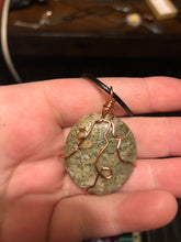 Load image into Gallery viewer, Unidentified Wire Wrapped Crystal Necklace
