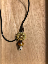 Load image into Gallery viewer, Sun &amp; Mushroom Charm Necklacd
