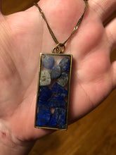 Load image into Gallery viewer, Lapis Lazuli Crystal Chip Necklace
