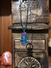 Load image into Gallery viewer, Aura Quartz Wire Wrapped Necklace
