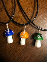 Load image into Gallery viewer, Colorful Glass Mushroom Necklaces
